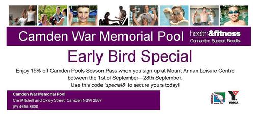 Super early bird special!