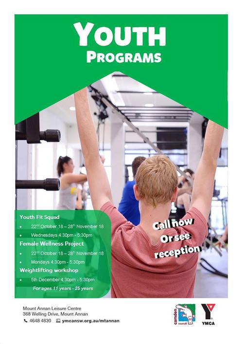 New youth programs launching next week!